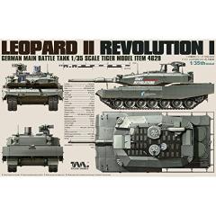 タイガーモデル 1/35 ドイツ軍 レオパルド2 レボリューション1 MBT