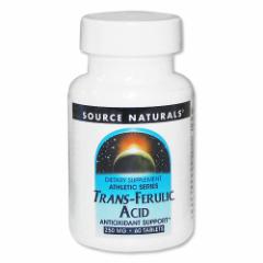 \[Xi`Y gX tF_ 60 Source Naturals Trans-Ferulic Acid 60tablets Tvg Tv AXe[ tB