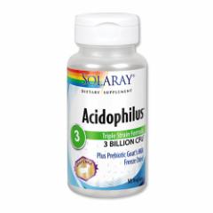 \[ AVhtBX gvXgC tH[~&S[g~N JvZ 50 Solaray Acidophilus 3 Strain Probiotic & Preb