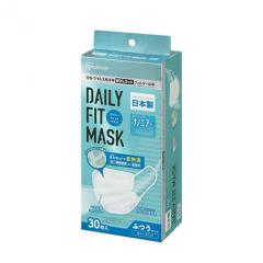 アイリスオーヤマ DAILY FIT MASK ナノエアーフィルタープラス ふつうサイズ 30枚 PN-DNI30L ホワイト 不織布マスク/花粉/ウイルス対策/