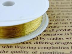 �A�[�e�B�X�g���C���[ �J�b�p�[���C���[ ��19m���a0.2mm #32 �� �S�[���h �A�N�Z�T���[�p�[�c �r�[�Y�p�[�c ���C���[�A�[�g �j�b�P���t��