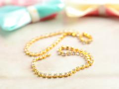 �A�� �K���X�X�g�[��(��1.5mm)��20cm �S�[���hx�N���X�^�� �A�܃`�F�[�� �_�C�����[�� �A�N�Z�T���[�p�[�c ��|�ޗ� ���W�� �l�C��