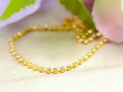 �A�� �K���X�X�g�[��(��2mm)��20cm �S�[���hx�N���X�^�� �A�܃`�F�[�� �_�C�����[�� �A�N�Z�T���[�p�[�c ��|�ޗ� ���W�� �l�C�� �f�R