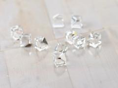 �K���X�L���[�u ���Ȃ� �N���X�^�� �N���A 6mm 12�� 12�� ������ ���� �l�p �r�W���[ �\�t ���C���X�g�[�� ���ߍ��� ���� ��0.6cm �A�N�Z