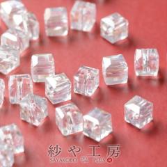 �K���X�r�[�Y �L���[�u�^ �N���X�^��AB 4.5mm 1�A ��98�O�� ������ �l�p �J�b�g�K���X �K���X�J�b�g�r�[�Y ��0.45cm �A�N�Z�T���[�p�[