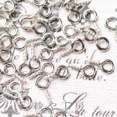 �q�[�g�� �j�b�P���t���[ �l�W�� �V���o�[ 8mm ��100�� �����A�����M�[�Ή� �J�� �t�b�N ���ߋ� �ڑ����� ������ �A�N�Z�T���[�p�[�c