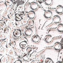 �q�[�g�� �l�W�� �z���C�g�V���o�[ 8mm ��100�� �����J�� �t�b�N ���ߋ� �ڑ����� �A�N�Z�T���[�p�[�c