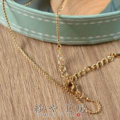 �l�b�N���X�`�F�[�� �{�[���`�F�[�� �O�� 450mm �S�[���h 1�{ 1�� ��45cm �A�W���X�^�[ �J�j�J���t�� �V���v�� �{�[���^ �O���� �A�N�Z�T