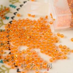 �r�[�Y �ۏ��r�[�Y col.36 ���^���b�N�I�����W 2mm �I�����W 10�� ��0.2cm �ۃr�[�Y ����� 11/0 RR �K���X �����v���P�[�X�� �A�N�Z�T��