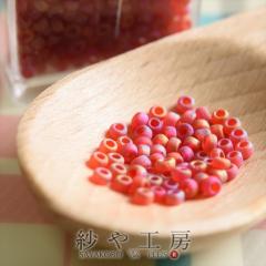 �r�[�Y �ۏ��r�[�Y col.M537 �}�b�g�t���[�c�~�b�N�X 2mm ���b�hMIX 10�� ��0.2cm �ۃr�[�Y ������ 11/0 RR �K���X �����v���P�[�X�� �A