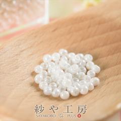 �r�[�Y �ۏ��r�[�Y col.121 �p�[���z���C�g 2mm �z���C�g 10�� ��0.2cm �ۃr�[�Y ���^���b�N 11/0 RR �K���X �����v���P�[�X�� �A�N�Z�T