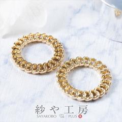 �Ȃ��p�[�c ���E���h�`�F�[�� �S�[���h 20mm 2�� 2�� �`�F�[�� �R�l�N�^�[ �R�l�N�^�[�p�[�c �p�[�c �� �T�[�N�� �~ ���[�X �V���v�� 