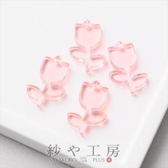 �`���[�� �N���A �`���[���b�v �A�N�Z�T���[ �p�[�c �s���N 19.5mm 4�� �� �t�����[ �r�[�Y �A�N���� �A�N�����r�[�Y �A�N�����p�[�c ��