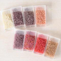 �r�[�Y �ۏ��r�[�Y �s���N�S�[���h�Z�b�g 2mm �s���N���S�[���h 10�� ��0.2cm �ۃr�[�Y �W�� 11/0 RR �K���X �����v���P�[�X�� �A�N�Z�T