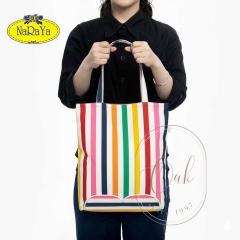 �i���� �^�C NaRaYa �G�R�o�b�O �g�[�g�o�b�O �܂��� ���W�J�S �k �E �J���t���X�g���C�v  NB-135A/L  NBSM-135AN/L �v���[���g �M�t�g