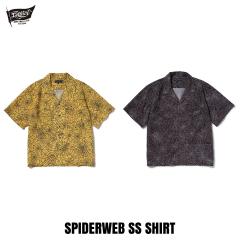 EVILACT(�C�[�u���A�N�g) SPIDERWEB SS SHIRT 2�F(MUSTRAD/BLACK)