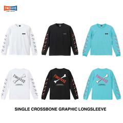 ���Z�[���v���C�X!! FINESIXXX(�t�@�C���V�b�N�X) SINGLE CROSSBONE GRAPHIC LONG SLEEVE3�F(�z���C�g�E�u���b�N�E�p�X�e��)