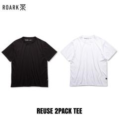 ROARK(���A�[�N) REUSE 2PACK TEE(BLACK/WHITE)