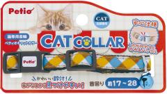 �y�e�B�I �L�p��� CAT COLLAR �`�F�b�N �O���[�� | Petio �˂��p��� �S�L�� ���g�� �|�b�v ��t��