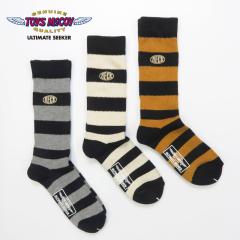�g�C�Y�}�b�R�C TOYSMcCOY �u�[�c�\�b�N�X 3���Z�b�g �C�� 3-PACK BORDERED BOOTS SOCKS TMA2535