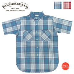 �E�F�A�n�E�X WAREHOUSE �R�b�g�����l�� ���[�N �V���c ���� ��`�F�b�N B�� �Ȗ� �m���E�H�b�V�� Lot.3056 