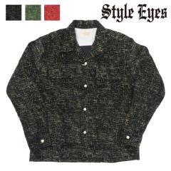 Style Eyes �X�^�C���A�C�Y ���� �R�[�f�����C �V���c Mid 1950s Style Corduroy Sports Shirt �gIKAT�h SE29172 