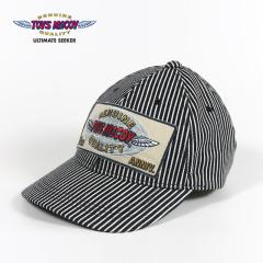 �g�C�Y�}�b�R�C TOYS McCOY �p�b�` �q�b�R���[�X�g���C�v �L���b�v COTTON HICKORY STRIPED CAP TOYS McCOY " 30TH ANNIV. "�y2026�N�H�~