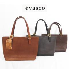 �o�X�R VASCO VS-263LR ���t�A�E�g ���U�[ �g���x�� �g�[�g�o�b�O �~�f�B�A�� ROUGHOUT LEATHER TRAVEL TOTEBAG -MEDUIM 