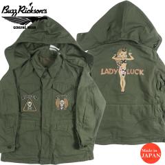 �o�Y���N�\���Y Buzz Ricksons �W���P�b�g M-43 BOMBER BARONS "Lady Luck" BR15996 �y2026�N�H�~�V��z