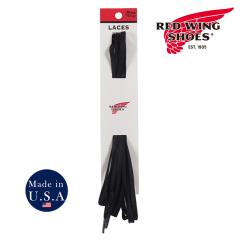 REDWING ���b�h�E�B���O ���� Laces 60" Flat Waxed Laces Black 60�C���`(152cm) �t���b�g ���[�N�h���[�X �u���b�N Style No.93007 �y2