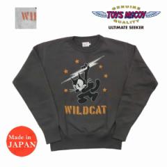 gCY}bRC TOYS McCOY  XEFbg vg tBbNX MILITARY SWEAT SHIRT FELIX THE CAT " WILDCAT "  TMC2251