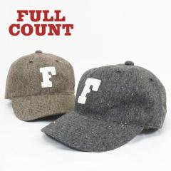 �t���J�E���g FULLCOUNT �l�b�v�c�C�[�h �x�[�X�{�[���L���b�v  6 Pannel Tweed B.B Cap F Patch 6843-23C