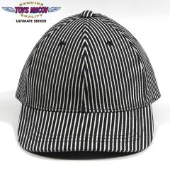 �g�C�Y�}�b�R�C TOYS McCOY �q�b�R���[�X�g���C�v �L���b�v COTTON HICKORY STRIPED CAP �y2026�N�H�~�V��z