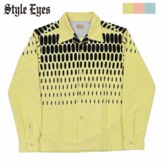 Style Eyes X^CACY  R[fC J݃Vc GBXEvX[ Mid 1950s Style Corduroy Sports Shirt gELVIS DOT