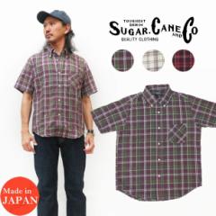 SUGAR CANE VK[P[  pi} `FbN {^_E Vc PANAMA CHECK BD SHIRT SC38448