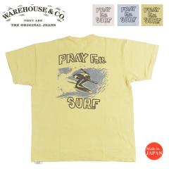 �E�F�A�n�E�X WAREHOUSE ���� �v�����gT�V���c "PRAY FOR SURF" 2nd hand �Z�J���h�n���h �Z�R�n�� 4064