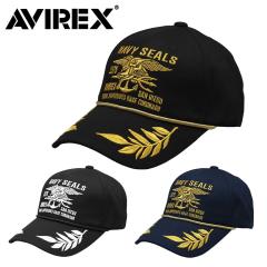 AVIREX �A�r���b�N�X �L���b�v �����Y �u�����h ���S �X�q �Β� �A���J�W �~���^���[ �A���B���b�N�X �C�R US NAVY �A�|���L���b�v �j