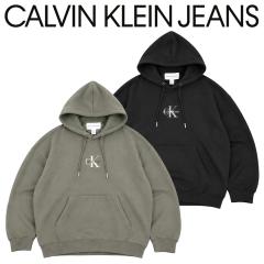 Calvin Klein Jeans �J���o���N���C�� �p�[�J�[ �t�[�f�B�[ �����Y �v���I�[�o�[ �X�E�F�b�g ���N�� CK ���m�O���� ���S�v�����g ���� ��