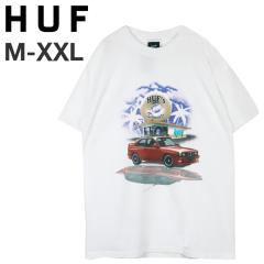 HUF �n�t T�V���c ���� �����Y ���f�B�[�X �X�g���[�g �u�����h ���S �v�����gT �N���[�l�b�N ���� Drive Thru T-Shirt #TS02302 �J�W��