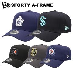 �j���[�G�� �L���b�v NEW ERA 9FORTY A-FRAME �A�C�X�z�b�P�[ NHL �����Y ���f�B�[�X ���j�Z�b�N�X �X�q 940 �X�i�b�v�o�b�N ���S �G���u