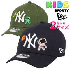 �j���[�G�� �L�b�Y �`���C���h NEWERA �L���b�v 9FORTY �X�q NY �q���p ���[�X�T�C�Y �j�̎q ���̎q kids MLB ���W���[���[�O �����L�[�X