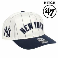 47 キャップ ニューヨーク・ヤンキース メンズ メジャーリーグ ロゴ ブランド ベースボールキャップ ヒッチ NY 帽子 レトロ 5パネル ピン