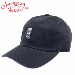 アメリカンニードル キャップ メンズ レディース 帽子 American Needle Tiki Hawaii ティキ ハワイ 神 ユニセックス 6パネル ネイビー