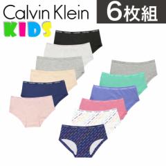 【三太郎の日タイムセール】【6枚セット】Calvin Klein カルバンクライン パンツ キッズ 女の子 ガールズ 下着 子供 CK アンダーウエア 