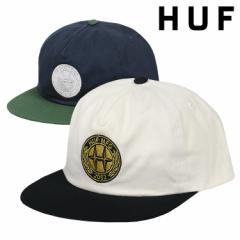 HUF キャップ メンズ レディース ベースボールキャップ ハフ スナップバック ツートンカラー 帽子 ブランド ロゴ 5パネル スケートボード