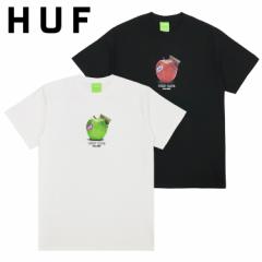 HUF Tシャツ メンズ ハフ 半袖Tシャツ リンゴ フルーツ ブランド ロゴ プリント トップス ショートスリーブ スケートボード かっこいい 