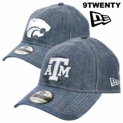 ニューエラ キャップ メンズ 9TWENTY NEW ERA アメリカ 大学 カレッジ デニム ドリフト アメフト バスケ 野球 スポーツ ローキャップ 帽