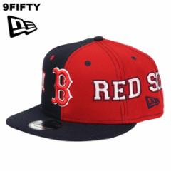 ニューエラ キャップ 9FIFTY MLB レッドソックス メンズ NEW ERA ベースボールキャップ スナップバック ツートンカラー 帽子 ブランド ロ