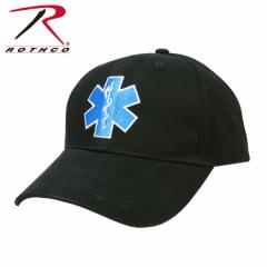 ロスコ ROTHCO キャップ E.M.S. ロゴ メンズ レディース ユニセックス 救急 医療 ミリタリー 帽子 刺繍 6パネル ベルクロ ローキャップ 