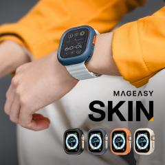Apple Watch Ultra 3 2 1 �J�o�[ �ϏՌ� �ČR MIL�K�i ���� �\�t�g TPU �ی� �P�[�X �{�^�� �����ւ� �ی�P�[�X [ AppleWatch Ultra3 Ul